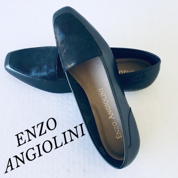 Enzo Angiolini Shoes - NWOT ENZO ANGIOLINI BLACK SOFT LEATHER FLAT SHOES